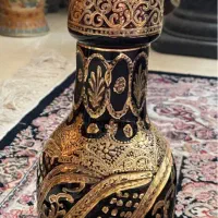 قلیان برنجی سنگین و خاص مخزن آبشیشه ای زرکوب|صنایع دستی و سایر لوازم تزئینی|تهران, شهرک صدرا|دیوار