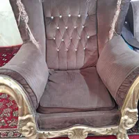 سرویس مبل ۷ نفره نیمه سلطنتی|مبلمان خانگی و میز عسلی|گناباد, |دیوار