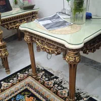 مبل سلتنطی در حد نو ۹ نفره همراه میز جلو مبل|مبلمان خانگی و میز عسلی|آستانه اشرفیه, |دیوار