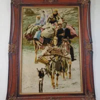 تابلو فرش ابریشمی