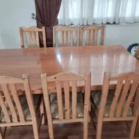 میزناهارخوری ۸نفره نراد|میز و صندلی غذاخوری|رشت, لاکانی|دیوار
