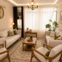مبل راحتی ۸نفره درحدنو فقط ۴ماه کارکرده