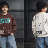 لباس بچه گانه کالکشن بهاره بلوز مدل چاپ برجسته