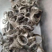 نقره/شکسته/مستعمل/فیروزه/انگشتر