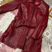 پالتو چرم طبیعی سایز ۳۸الی ۴۰