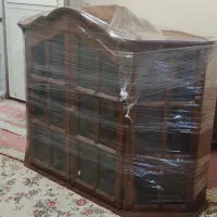 بوفه چوب گردو|بوفه، ویترین، کنسول|آبادان, |دیوار