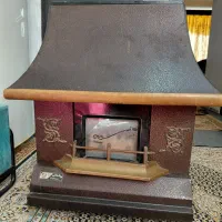 بخاری گازی طلایی شومینه مدل ۱۰۰۰۰|بخاری، هیتر، شومینه|بابل, |دیوار