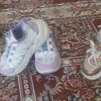 کفش اسپورت دخترانه در حد نو|کفش و لباس بچه|کیار, |دیوار