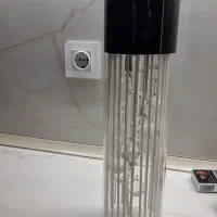 چراغ آویز شیشه‌ای کریستالی تمیز و شیک