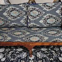 تخت سنتی به همراه تشک و پشتی