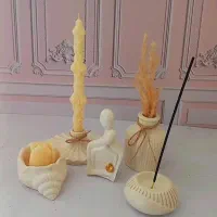 سنگ مصنوعی و شمع