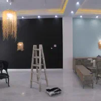 نقاشی ساختمان ودرزگیری بتونه کناف