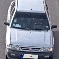 خودرو پراید نقره ای مدل 87