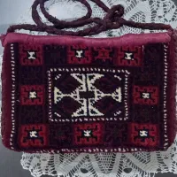 کیف دوشی دستبافت ترکمنی