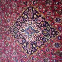 دو فرش دستبافت عتیقه