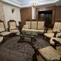 مبلمان استیل کلاسیک چوب گردو