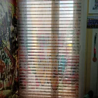 پرده زبرا سه حالته طرح لاو