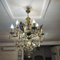 لوستر برنجی ۲عدد|لوستر و چراغ آویز|قدس, شهر‌قدس|دیوار