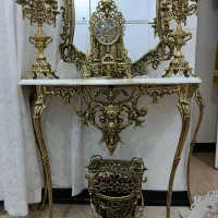 آینه شمعدان ساعت برنجی|آینه|تهران, هوانیروز|دیوار