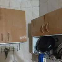 کابینت فلزی درب آلومینیوم و درب چوبی اتاق