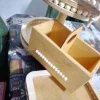 سرویس چوب مهره دار پنچ تکیه|ظروف سرو و پذیرایی|سیرجان, |دیوار