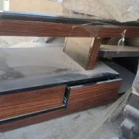 میز تلویزیون فایبر گلاس وپاتریشن ساعت ایستاده