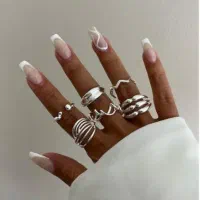 پک انگشتر آبکاری نقره|بدلیجات|اصفهان, نقش جهان|دیوار