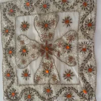 سه عدد رومیزی ست بسیار نفیس سنگ دوزی شده|پرده، رانر، رومیزی|تهران, هروی|دیوار