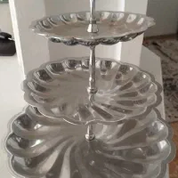 آینه و شمعدان و میز طرح برنج طلایی با سنگ مرمر|بوفه، ویترین، کنسول|تربتحیدریه, طالقانی|دیوار