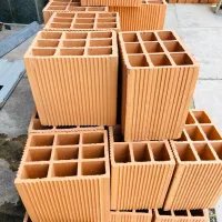 ۱۰ و ۱۵ سانتی آجر سفال درجه یک زیر قیمت کارخانه