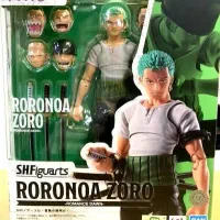 معاوضه وجه با فیگور زورو zoro S.H.Figuarts bandai