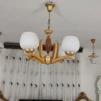 لوستر هنری با چوب روسی