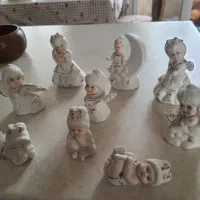 مجسمه فرشته نوزاد چینی قدیمی