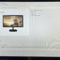 ۲ عدد مانیتور LG Full HD