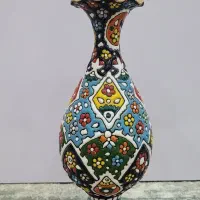 گلدان مینا کاری