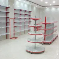 دیواری ،قفسه سفید قرمز