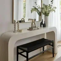 صندلی تابوره/ترولی قفل‌دار/آینه‌کنسول/صندلی/بخور