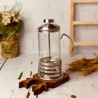 لیوان دمنوش و فرنچ پرس استیل تاین