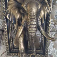 مجسمه فیل. کفش ایمنی .چهارپایه