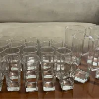 پارچ و لیوان لومینارک پاشاباغچه نمکدان پافیلی