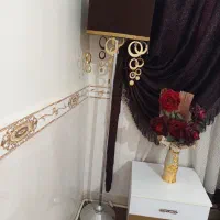 آباژور قهوه ای سالم|چراغ خواب و آباژور|بهارستان, |دیوار