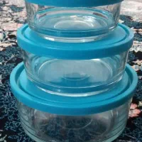 ظروف شیشه درب دار