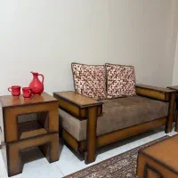 فروش دست مبل راحتی کلاسیک پارچه‌ای ۸نفره سالم|مبلمان خانگی و میز عسلی|پردیس, فاز ۱۱|دیوار