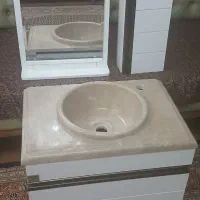 روشویی کابیندار سنگی نو|لوازم حمام|اردبیل, |دیوار