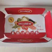 ظرف پیرکس فرانسوی اصل نو (آک). دکمه دار