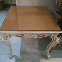 مبل استیل به همراه میز نهارخوری چوب راش واقعی|مبلمان خانگی و میز عسلی|تهران, مجیدیه|دیوار