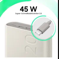 پاوربانک اصلی سامسونگ 20000 با خروجی 45 وات|لوازم جانبی موبایل و تبلت|شیراز, زند|دیوار