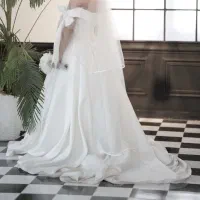 لباس عروس ساتن اروپایی|لباس|تهران, نازیآباد|دیوار