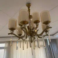 لوستر برنجی|لوستر و چراغ آویز|تهران, منیریه|دیوار