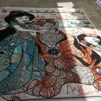 گلیم فرش ۹ متری سه بعدی